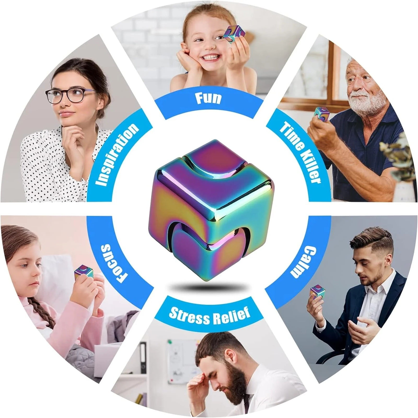 Item For Kids Adults. Mysterious Orb Like Object. Hand Finger Turner