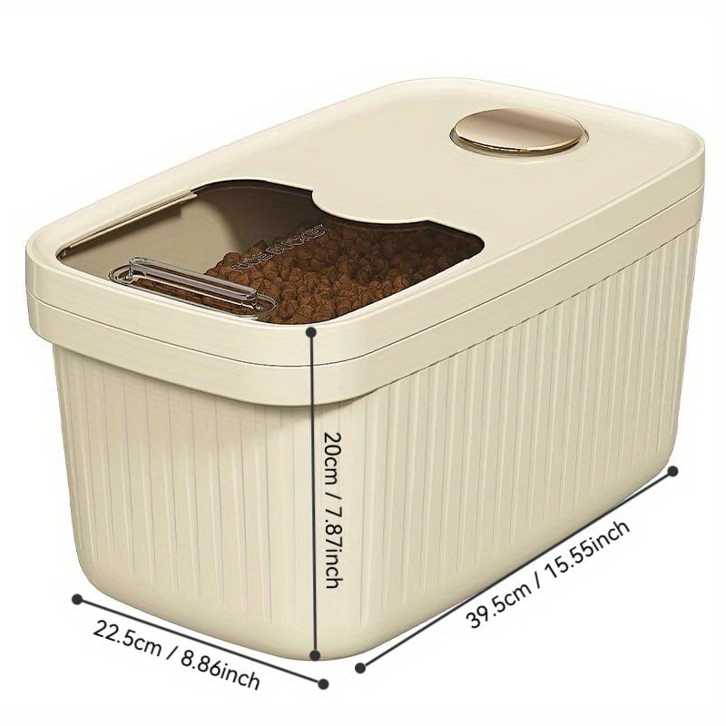 Item No. 2801/1pc Dog Food Storage Container, Pet Food Container with ...