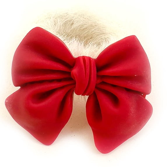 Item Type: Plush Bow Hair Clip Product Material: Plastic, Resin, Plush&nbsp;