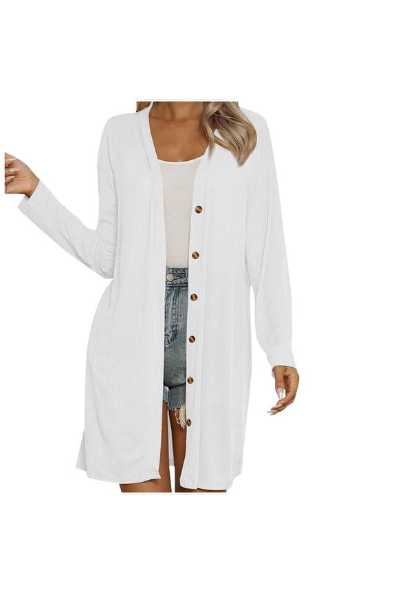 My Item VOESLSOO Long Cardigans For Women Lightweight,Womens Tops Casual Loose Fit Cardigan Sweaters For Women Summer Long Long Sleeve Crochet Tops For Women Boho Winter Outerwear 2026
