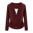 thumbnail image 1 of My Items Beifu Boho Tops For Women Summer Womens Tops Summer 2025 Dressy Women Blouses Dressy Casual Summer T Shirts For Women Cotton Pack Womens Fall Clothes, 1 of 3