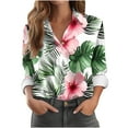 thumbnail image 1 of SHE IS My Items Button down Shirts for Women Long Sleeve Fashion Tops for Women Trendy Plus Size 3/4 Length Sleeve Womens Tops Fall Plus Size Graphic Tees for Women 4x, 1 of 3