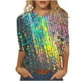 thumbnail image 1 of SHE IS My Items Linen Shirts for Women Long Sleeve Workout Tops for Women Long Sleeve Fitted Plus Size Blouses for Women Dressy Casual Crop Tops for Women Going out, 1 of 4