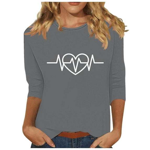 SHE IS My Items Long Shirts for Women Cotton Fashion Tops for Women Trendy Plus Size Long Sleeve Blouses for Women V Neck Black Vintage Tees for Women Retro