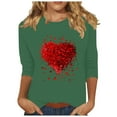 thumbnail image 1 of SHE IS My Items Long Sleeve Shirts for Women Casual Plus Size Graphic Tops for Women Cropped Blouses for Women Business Casual Graphic Tees for Women Trendy Y2k, 1 of 3