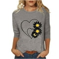 thumbnail image 1 of SHE IS My Items Long Sleeve Shirts for Women Summer Plus Size Graphic Crop Tops for Curvy Women Long Sleeve Blouses for Women Cotton Tunic Tops for Women Loose Fit Dressy 3x, 1 of 3