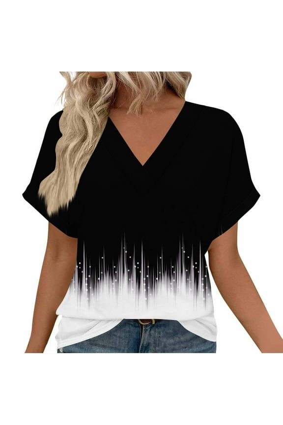 My Items Otaozi School Outfits For Teachers Womens Spring Tops Short Sleeve Womens Tops Dressy Casual Summer 2025 Petite Blouses For Women Size Petite Vacation Outfits For Women Summer