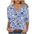 thumbnail image 1 of SHE IS My Items Shirts for Women Dressy Casual Cotton Womens Long Sleeve Tops Slim Fit Womens Long Sleeve Blouses Dressy Casual Crop Tops for Women Loose, 1 of 3