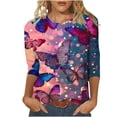 thumbnail image 1 of SHE IS My Items Shirts for Women Dressy Casual Work Long Sleeve Tops for Women Fall Work Blouses for Women Office Long Sleeve Crop Tops for Women Sexy Pink, 1 of 4