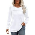 thumbnail image 1 of SHE IS My Items Shirts for Women Graphic Tees V Neck Tops for Women Loose Fit Blouses for Women Dressy Casual Sexy Basic Long Sleeve Tees for Women Plus Size, 1 of 5
