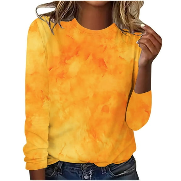 SHE IS My Items T Shirts for Women Loose Fit Cotton Womens Long Sleeve Tops Dressy Casual Loose Womens Blouses Long Sleeve Work Basic Cotton Tees for Women Oversized