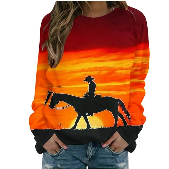 SHE IS My Items T Shirts for Women Loose Fit Long Womens Crop Tops with Built in Bra Womens Long Sleeve Blouses Cotton Plus Size Graphic Tees for Women 4x