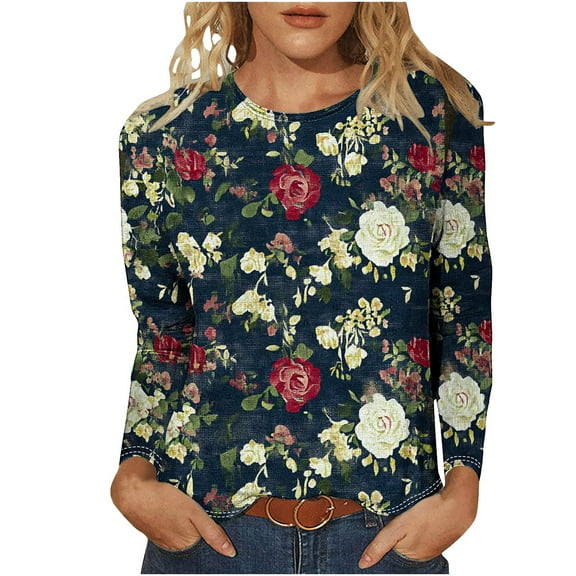 SHE IS My Items T Shirts for Women Trendy Fall Womens Long Sleeve Tops Casual White White Long Sleeve Button down Oversized Shirts for Women Workout Tees for Women Crop