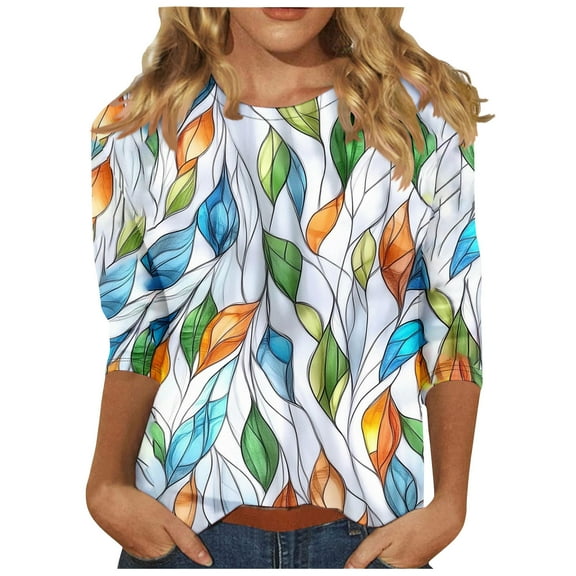 SHE IS My Items T Shirts for Women Trendy Fall Womens Tops Casual V Neck White Long Sleeve Blouse for Women Dressy Casual Basic Oversized Graphic Tees for Women