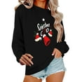 thumbnail image 1 of My Items Talove Long Sleeve Shirts for Women Funny Graphic Sweatshirt Fall Fashion Must Haves Loose Pullover Tops 2025 Womens Tops Long Sleeve Casual Christmas Shirts, 1 of 6