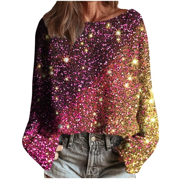 My Items Talove Long Sleeve Shirts for Women Funny Graphic Sweatshirt Fall Fashion Must Haves Tunic Tops Crewneck Womens Tops Casual Loose Fit Christmas Shirts