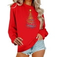 thumbnail image 1 of My Items Talove Long Sleeve Shirts for Women Graphic Printed Sweatshirt Fall Fashion Must Haves Pullover Y2k Aesthetic Womens Tops Trendy Fall 2025 Christmas Shirts, 1 of 6