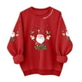thumbnail image 1 of My Items Talove Long Sleeve Shirts for Women Graphic Printed Sweatshirt Fall Fashion Must Haves Red Long Sleeve Shirt Womens Tops Fall Casual Christmas Shirts, 1 of 4