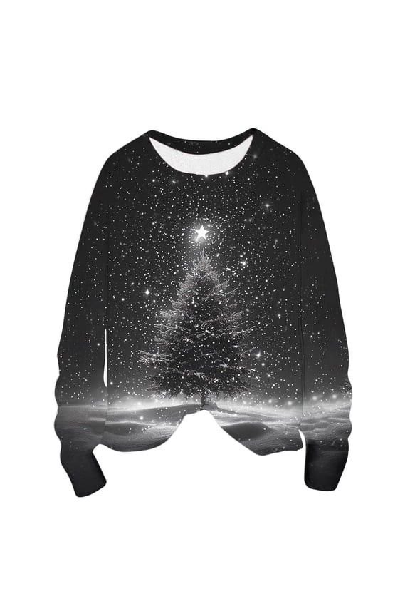 My Items Talove Long Sleeve Shirts for Women Graphic Printed Sweatshirt Women Fall Clothes Loose Fit Tops Fall Fashion Womens Tops Trendy Fall 2025 Christmas Shirts