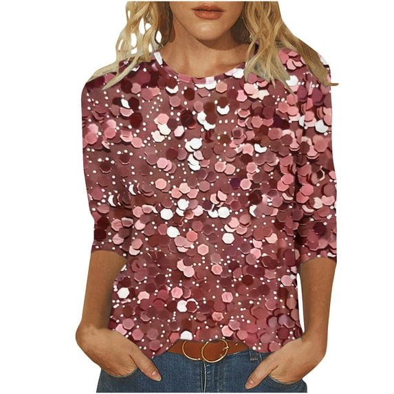 SHE IS My Items V Neck Long Sleeve Shirts for Women Plus Size Long Sleeve Tunic Tops for Women Loose Chiffon Blouses for Women Crop Tops for Women Sexy Casual Elegant