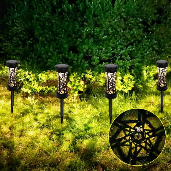 Items Viflosae Super Bright Solar Lights,LED Outdoor Solar Lights,Land-scape Spotlights,Garden Lights,Wireless Solar Powered Outdoor Lights/Lighting For Yard,Walkway