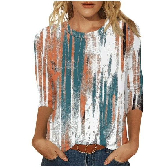 SHE IS My Items Womens Fitted Graphic T Shirts Vintage Trendy Womens Tops Casual V Neck Womens Long Sleeve Blouses Casual Crop Tops for Women Trendy Plus Size