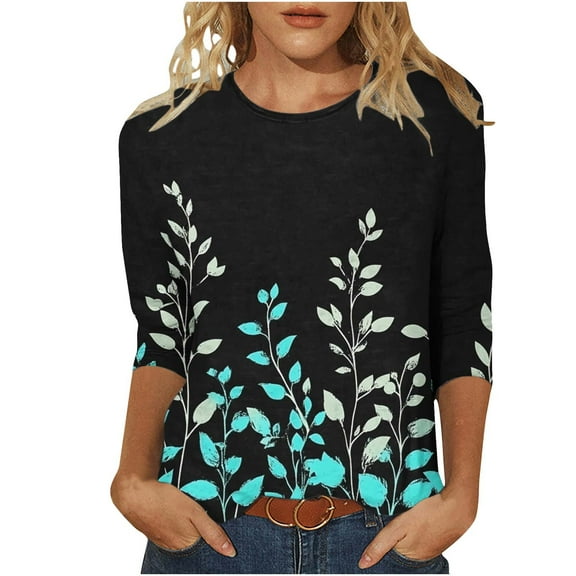 SHE IS My Items Womens Long Sleeve T Shirts Cotton Graphic Dressy Tops for Women 3x Blouses for Women Casual Petite Basic Tees for Women Loose Fit Cotton