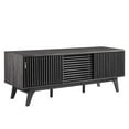 thumbnail image 1 of Modway Iterate Modern Wood TV Stand for TVs up to 65" in Charcoal, 1 of 7