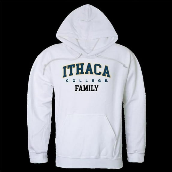 Ithaca College Bombers Family Hoodie, White - Large