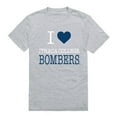 thumbnail image 1 of Ithaca College I Love T-Shirt, Heather Grey - Extra Large, 1 of 1