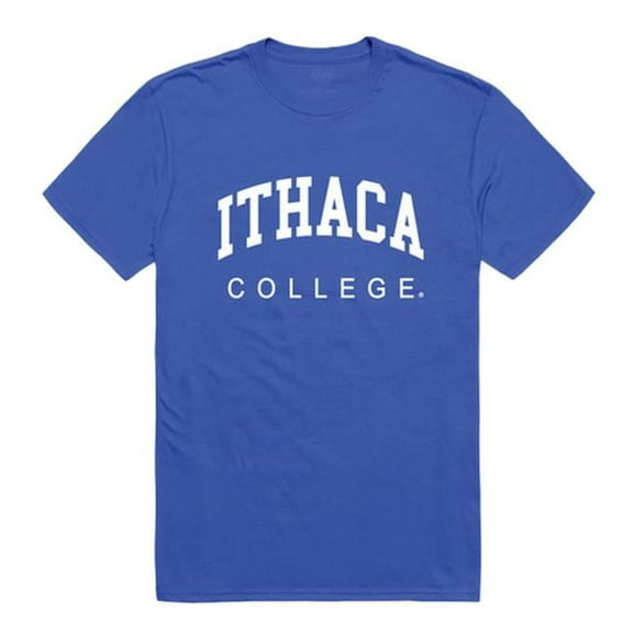 Ithaca College Men College T-Shirt, Royal - 2XL
