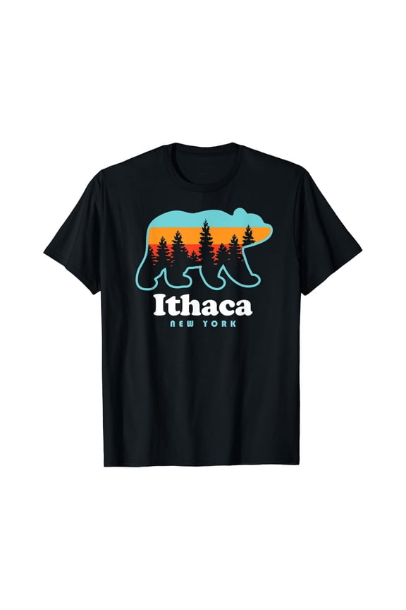 Ithaca Ny Bear Ithaca New York T-Shirt, Unisex T-Shirt