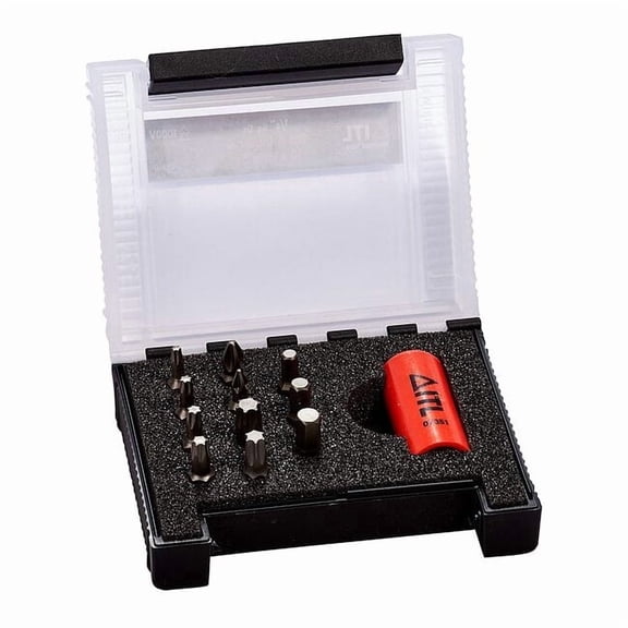 Itl Socket Bit Set,1/4 in Drive Size 07350