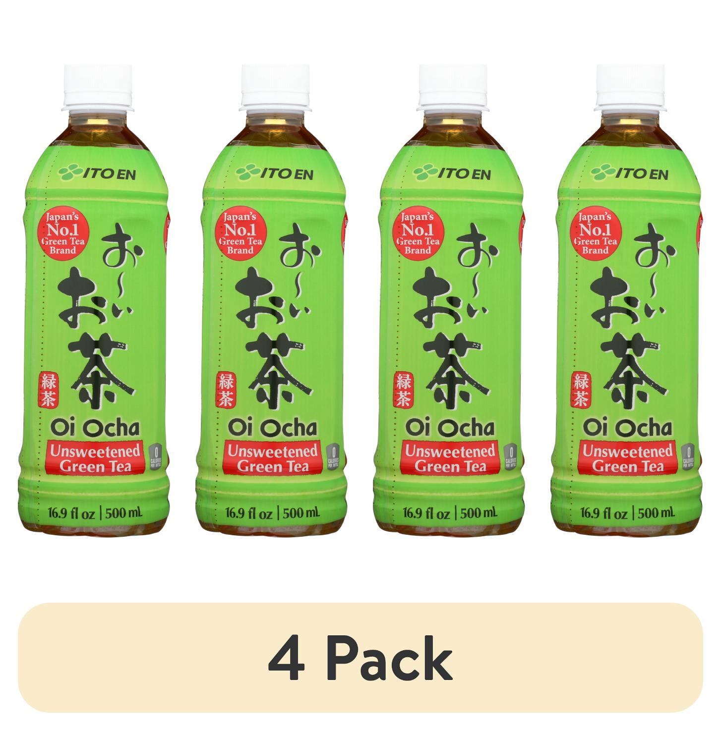 (4 pack) Ito En Oi Ocha Unsweetened Green Tea, 16.9 Fl. Oz.