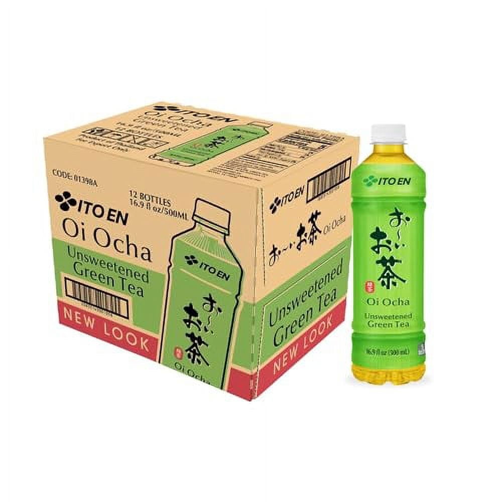 Green Tea ITO EN Organic Oi Ocha Unsweetened - 16.9oz Bottles (12