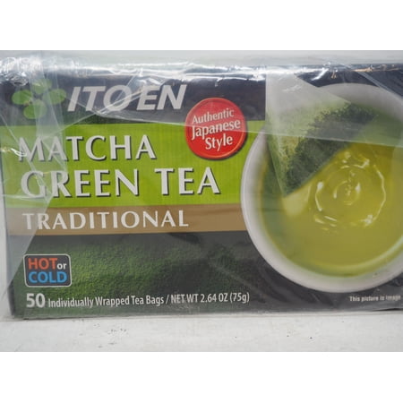 Ito En Traditional Matcha Green Tea 50 Count Zero Calories, Caffeinated…