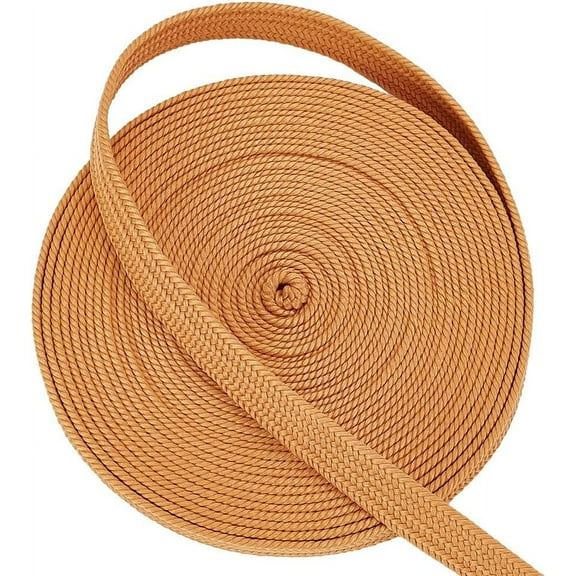 Ito Sageo Wrapping Cord - Imitation Leather Handle Tsukamaki Sageo Cord for Handle Rope Brown DIY