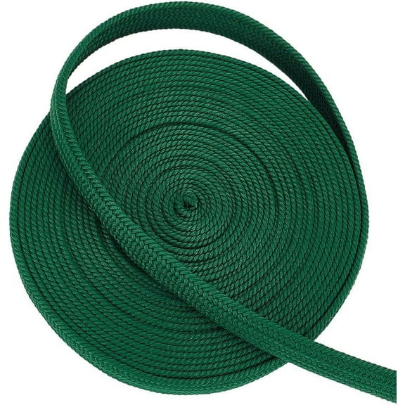Ito Sageo Wrapping Cord - Imitation Leather Handle Tsukamaki Sageo Wrapping Cord for Handle Rope Green