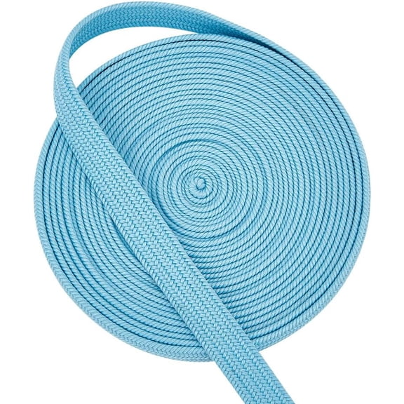 Ito Sageo Wrapping Cord Silk-Cotton Blend Handle Cord Tsukamaki Sageo Wrapping Cord for Samurai Katana Blue