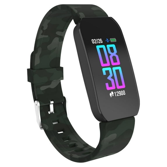 Itouch Active Green Camo Unisex Adult Smartwatch 500147b-51-g53