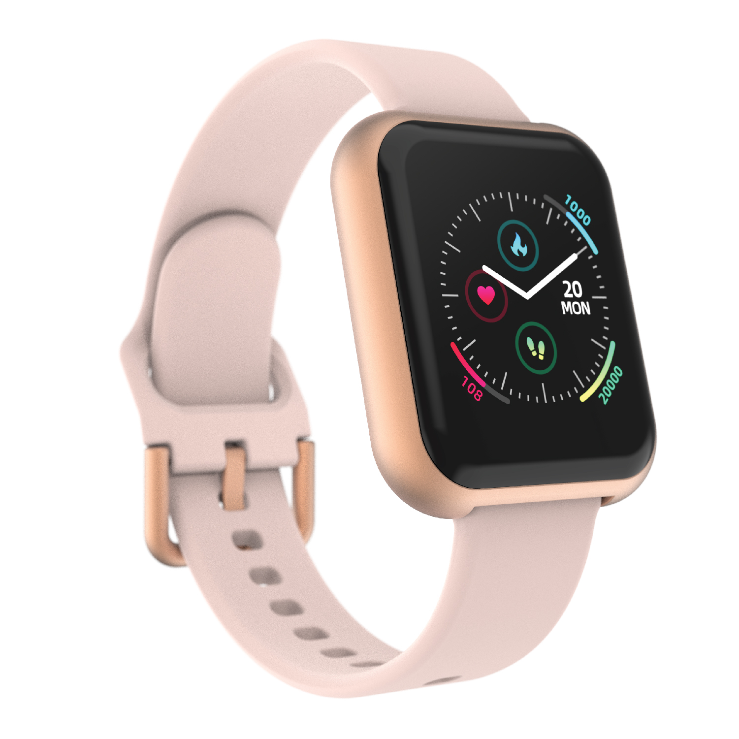 iTouch Air 3 Smartwatch Fitness Tracker Heart Rate Monitor IP68 Waterproof Compatible with iPhone Android 40mm Walmart
