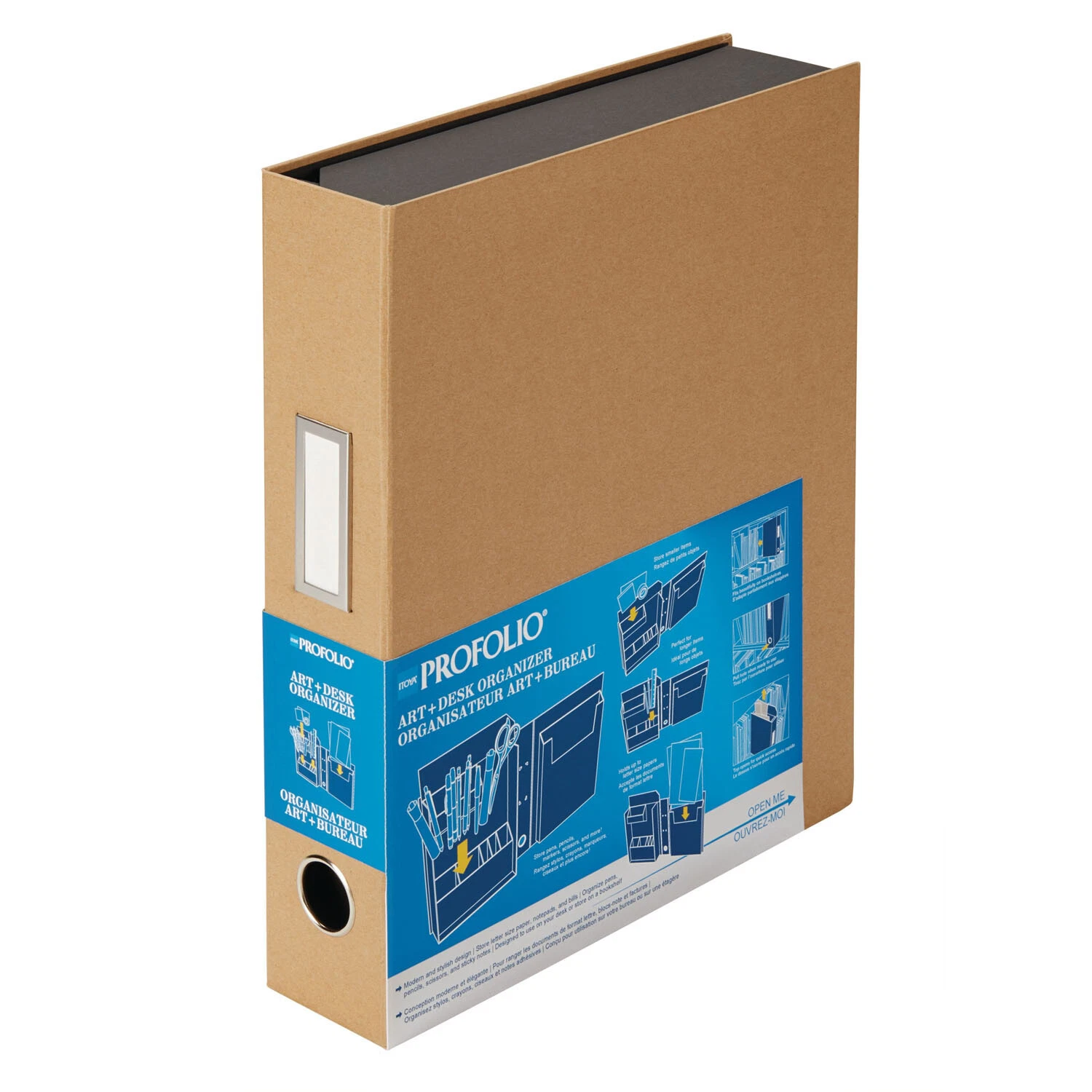 Itoya Art + Desk Organizer Brown