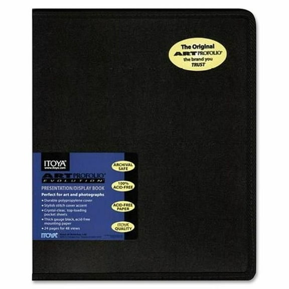 Itoya Art ProFolio Evolution Presentation & Display Book, 9" x 12"