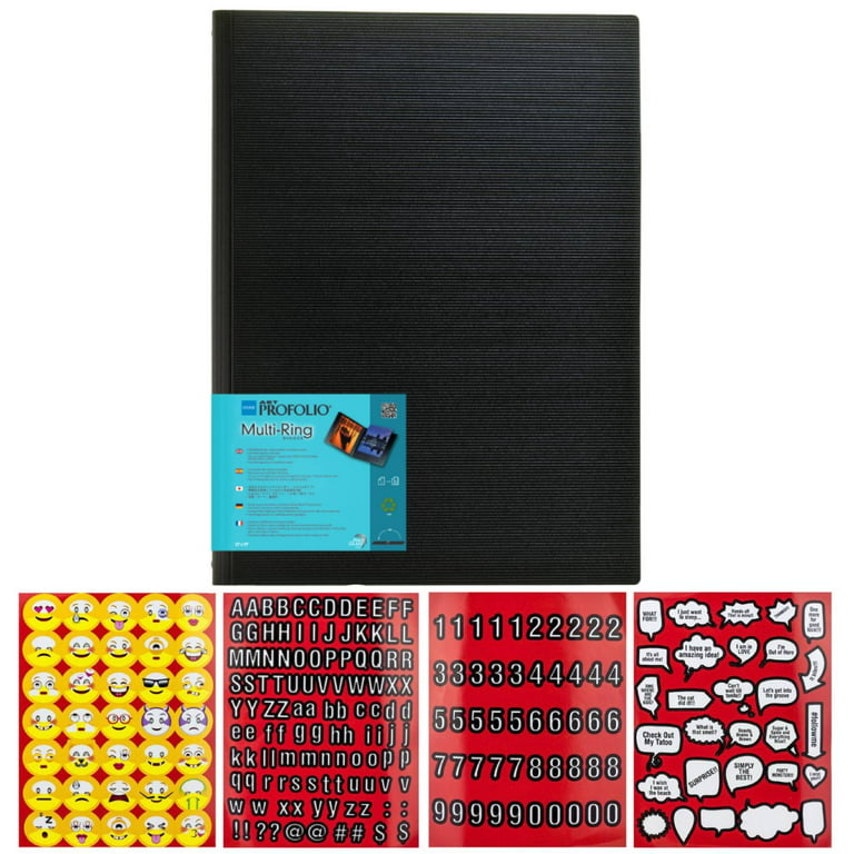 Itoya Art Profolio Multi-Ring Mini Refillable Binder - 8.5 x 11