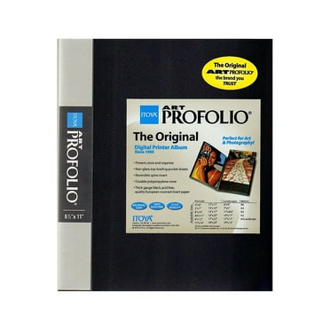 Itoya Art Profolio Storage/Display Book 8 1/2" x 11" 24 Pages (22215)