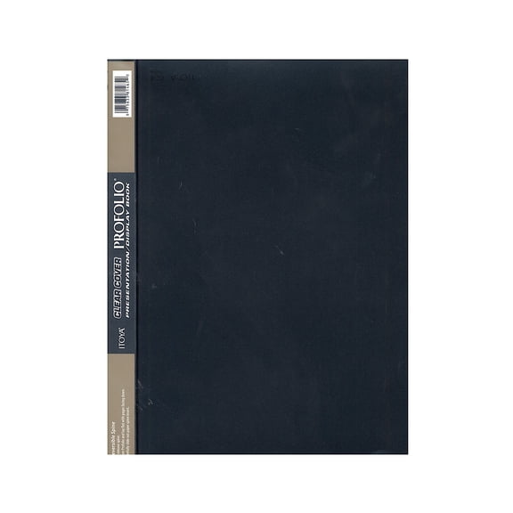 Itoya Clear Cover Profolio Presentation Books 6 pages (12 views) [PACK OF 3 ]