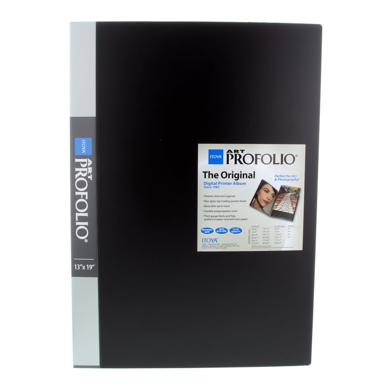 PORTFOLIO 14冊 セット Itoya Art Profolio Multi-Ring Binder - 14'' x 17'', Black
