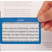 Itoya Pocketlens Credit Card Size Hand-Held Magnifier