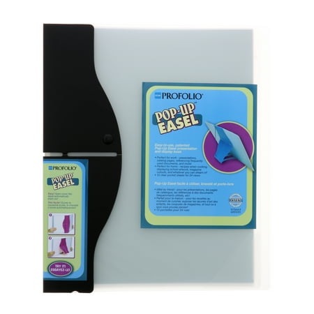 Itoya Pop-Up Easel ProFolio, 8.5in x 11in, Black