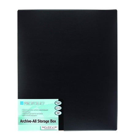 Itoya Archive-All Storage Box - Profolio Black 14 x 17 - AA-1417BK